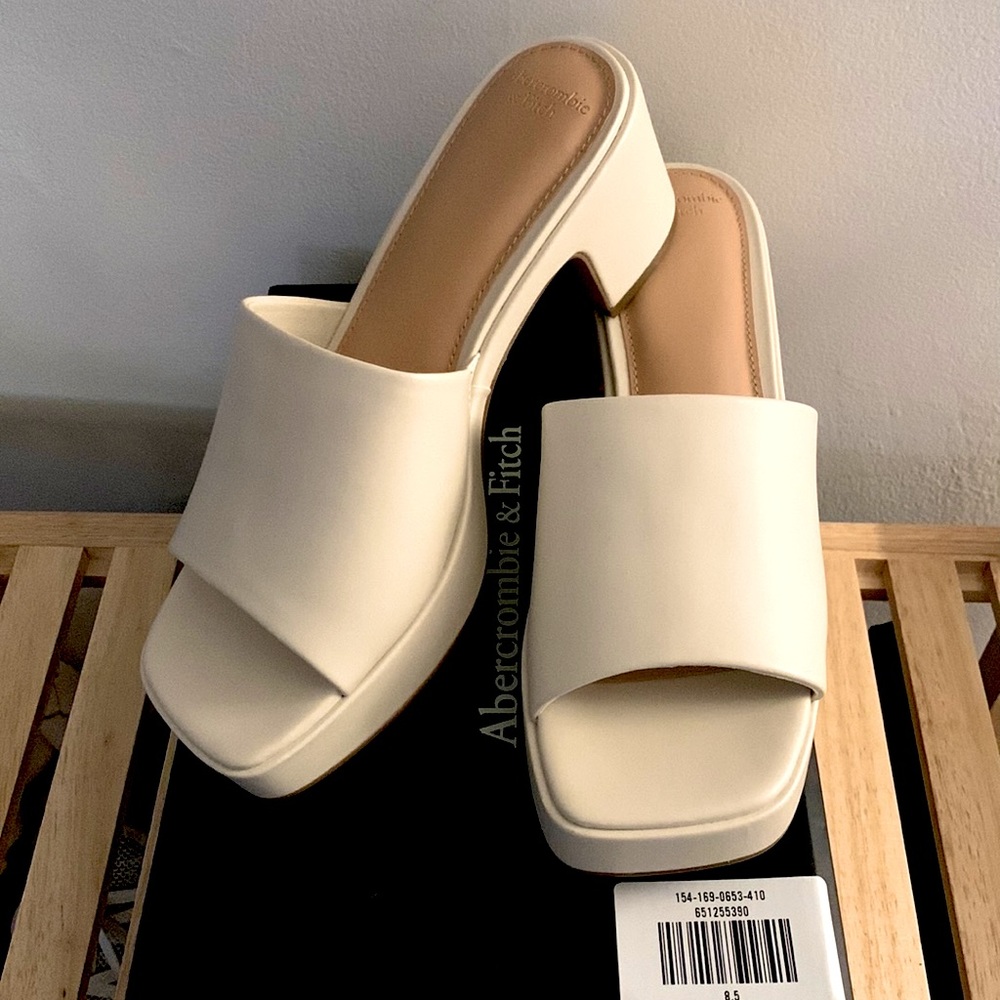 Retro Mule Platform Heels